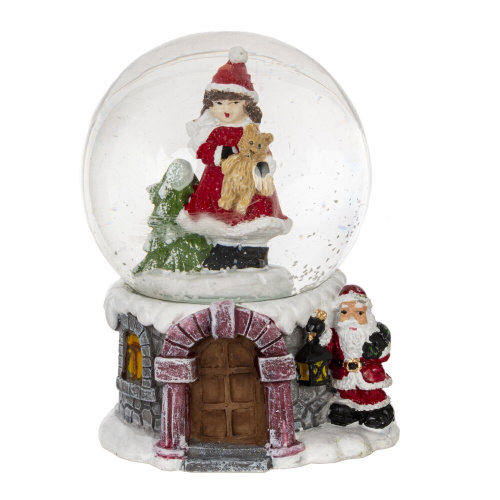 Фигурка декоративная "Дети" в стекл шаре, L5,5 W5,5 H6 см, 4в. фото 3