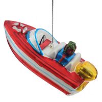 Украшение новогоднее "Катер", L13 W6 H6 см Украшение новогоднее "Катер", L13 W6 H6 см