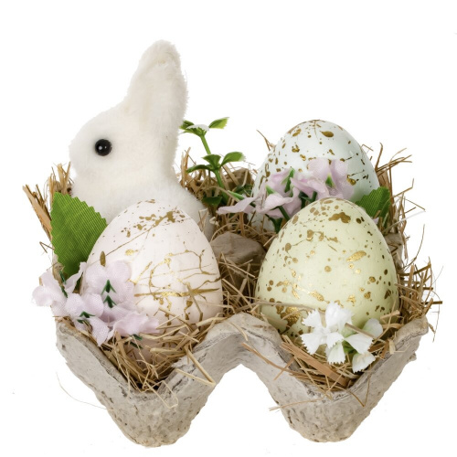 Изделие декоративное "Пасхальная композиция", L10,5 W10 H8,5 см фото 4