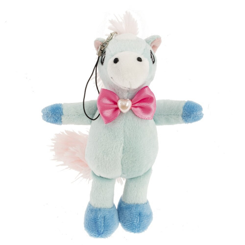 Игрушка набивная с подвесом "Лошадка", L10 W10 H14 см, 3в. фото 4