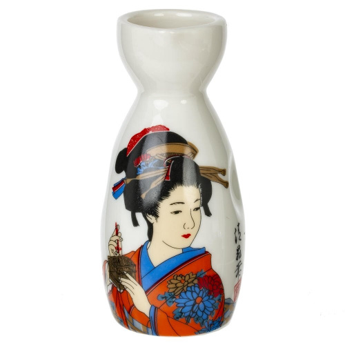 Набор для саке: графин 140 мл и 4 стакана 35 мл, L18,5 W7 H15 см фото 4