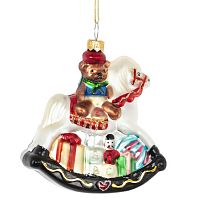 Украшение новогоднее "Лошадка-качалка", L9 W3,5 H10 см