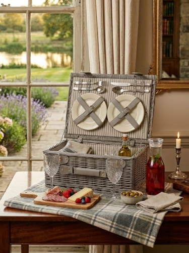 Корзина для пикника на 4 персоны, L45 W31 H20 см фото 6