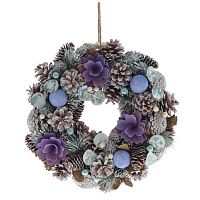 Изделие декоративное "Венок", L34 W8 H34 см