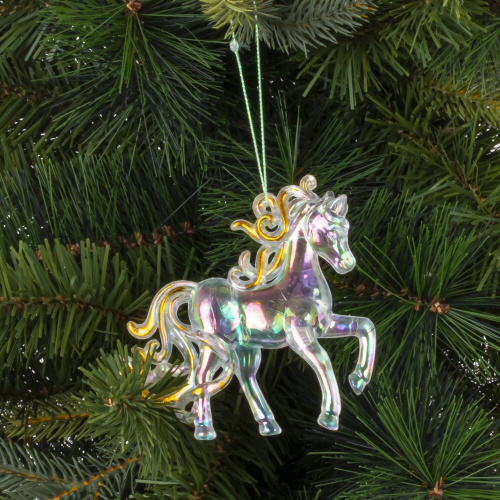 Украшение новогоднеe "Лошадь", L10 W3 H9,5 см Украшение новогоднеe "Лошадь", L10 W3 H9,5 см