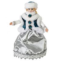 Снегурочка с ёмкостью для конфет, L18 W13 H33 см Снегурочка с ёмкостью для конфет, L18 W13 H33 см