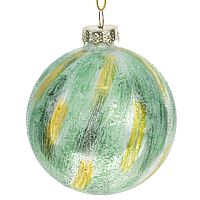 Украшение новогоднее "Шар", D 8 см, L8 W8 H10 см