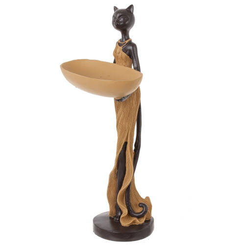 Фигурка декоративная "Кошка", L16,5 W15 H36,5 см фото 2