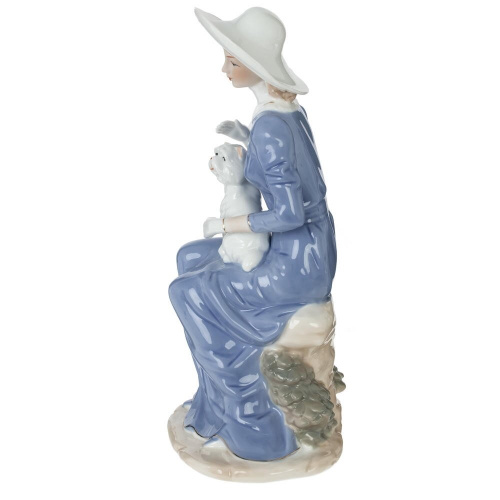 Фигурка декоративная "Девушка", L12 W9 H24 см фото 2