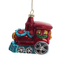 Украшение новогоднее "Паровоз", L9,5 W5 H10 см Украшение новогоднее "Паровоз", L9,5 W5 H10 см