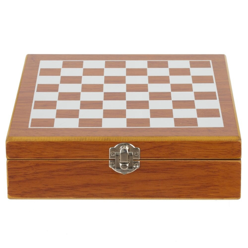 Набор подарочный (шахматы, фляжка, 220 мл, L20 W18,5 H6 см фото 4