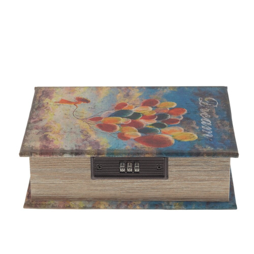 Шкатулка-книга с кодовым замком, L15,5 W7 H22 см фото 2