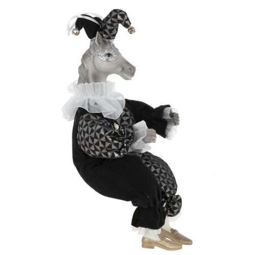 Игрушка набивная подвес "Лошадь-клоун", L18 W9 H36/22 см фото 2 Игрушка набивная подвес "Лошадь-клоун", L18 W9 H36/22 см фото 2