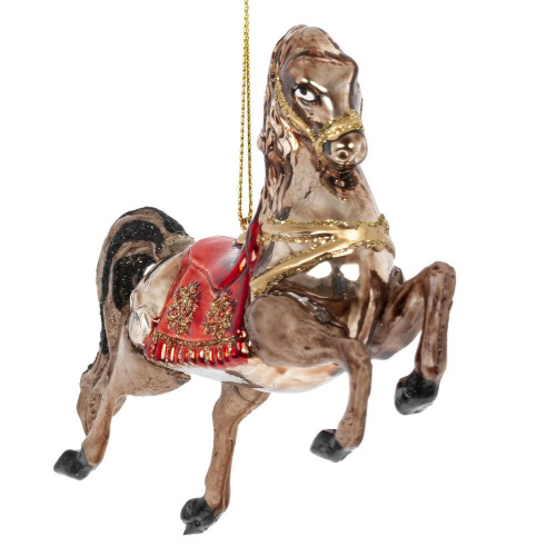 Украшение новогоднее "Лошадь", L12 W4 H10 см фото 2