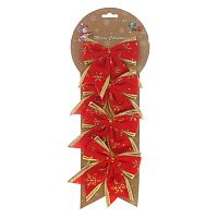 Набор из 4шт Изделие декоративное "Бант", L13,5 W1,5 H35,5 см