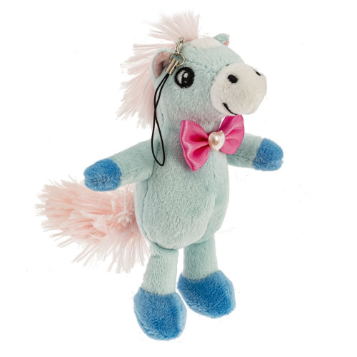 Игрушка набивная с подвесом "Лошадка", L10 W10 H14 см, 3в. фото 5