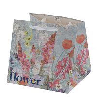 Пакет подарочный S (бумага 250г/м2, блок 10шт), L25 W25 H24 см