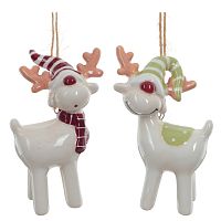 Украшение новогоднее "Олень" 2 вида(цена за один вид) L4,5 W3,5 H7,5 см Украшение новогоднее "Олень" 2 вида(цена за один вид) L4,5 W3,5 H7,5 см