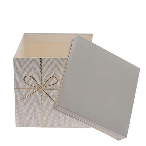 Коробка подарочная (бумага 350г/м2), L22,5 W22,5 H22 см, 4в. фото 6