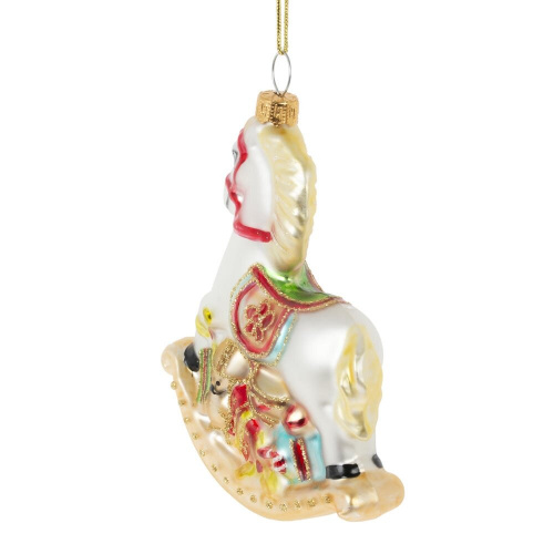 Украшение новогоднее "Лошадка-качалка", L9 W3 H11 см фото 5 Украшение новогоднее "Лошадка-качалка", L9 W3 H11 см фото 5