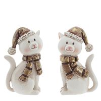 Фигурка декоративная "Кошка",  L5 W4 H9 см, 2в.