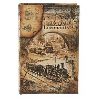 Шкатулка-книга с кодовым замком, L18 W7 H27 см