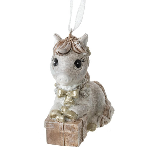 Фигурка декоративная подвесная "Лошадка", L6,5 W3 H6,5 см фото 2