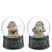 Фигурка декоративная "Дед Мороз" в стекл шаре, D 6.5 см, L6 W6 H8,5 см, 2в. Фигурка декоративная "Дед Мороз" в стекл шаре, D 6.5 см, L6 W6 H8,5 см, 2в.