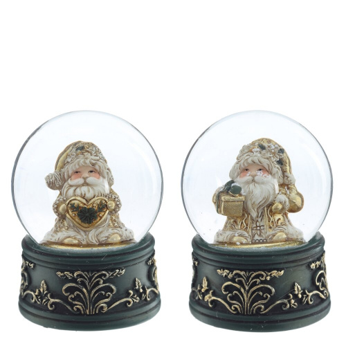 Фигурка декоративная "Дед Мороз" в стекл шаре, D 6.5 см, L6 W6 H8,5 см, 2в. Фигурка декоративная "Дед Мороз" в стекл шаре, D 6.5 см, L6 W6 H8,5 см, 2в.