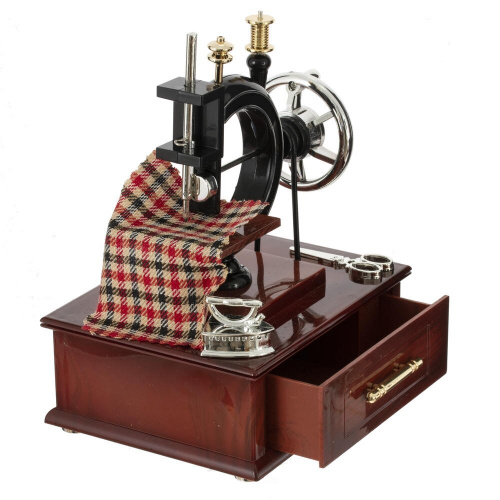 Изделие декоративное "Швейная машинка" (музык.), L14,5 W12 H19,5 см фото 5