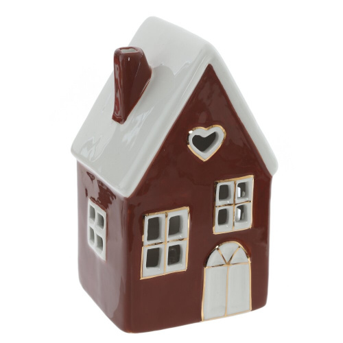 Изделие декоративное "Домик" с подсветкой (цена за 1 штуку) (LR44x2), L8,5 W7 H14 см, 2в. фото 2