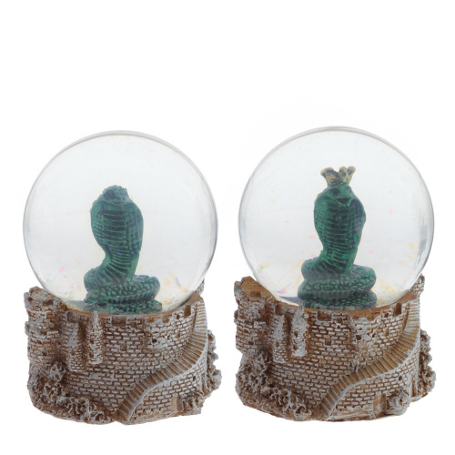 Фигурка декоративная в стекл шаре "Змея", D6.5 см, L6,5 W6,5 H9 см, 2в. Фигурка декоративная в стекл шаре "Змея", D6.5 см, L6,5 W6,5 H9 см, 2в.