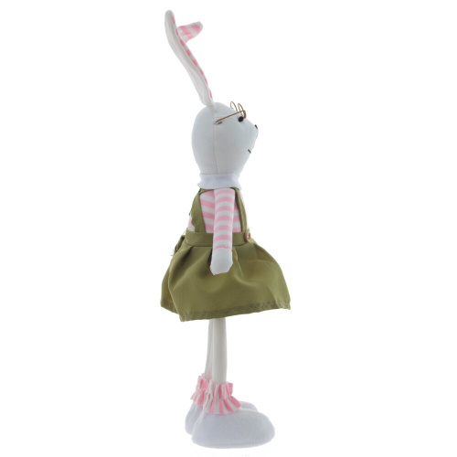 Игрушка набивная "Заяц/Зайка", L12 W7,5 H41/33 см, 2в. фото 4