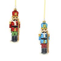 Украшение новогоднее "Солдат", L4 W3 H13 см, 2в.