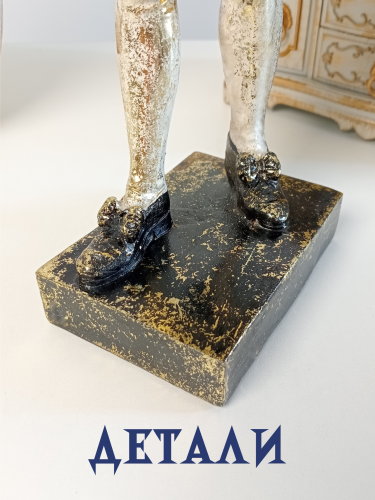 Фигурка декоративная "Лошадь" с часами D5см, (LR44x1), L11,5 W11 H36 см фото 6