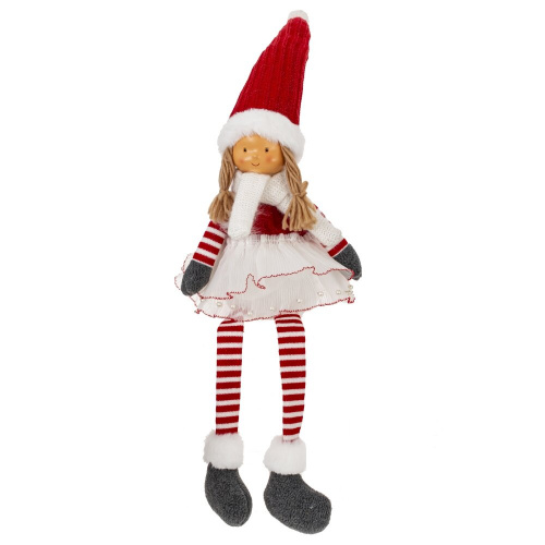 Игрушка набивная "Девочка", L12 W7 H50/18 см, 4в. фото 2