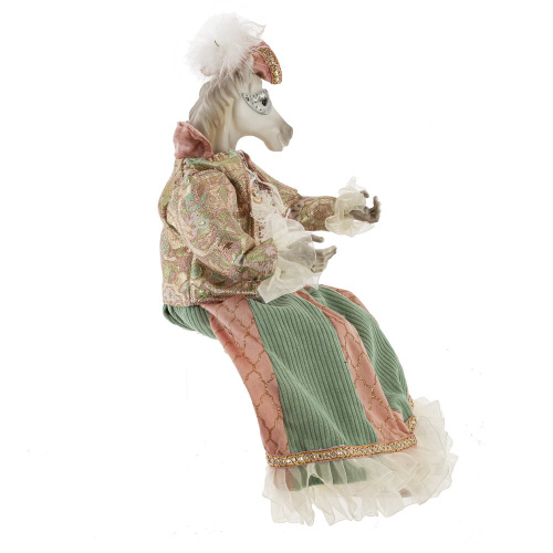 Игрушка набивная "Лошадь", L18 W11 H42/22 см фото 2