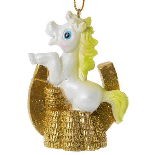 Фигурка декоративная подвесная "Лошадка", L5 W3 H7,5 см, 6в. фото 12 Фигурка декоративная подвесная "Лошадка", L5 W3 H7,5 см, 6в. фото 12