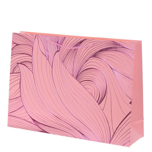 Пакет подарочный L (бумага 210г/м2, блок 12шт), L45 W12 H32 см, 4в. фото 5