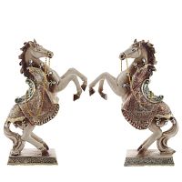 Фигурка декоративная "Лошадь, L24 W9,5 H32 см, 2в.