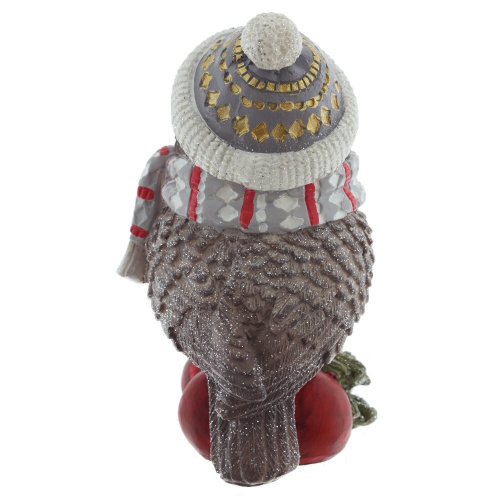 Фигурка декоративная "Сова", L10 W10,5 H18 см фото 4