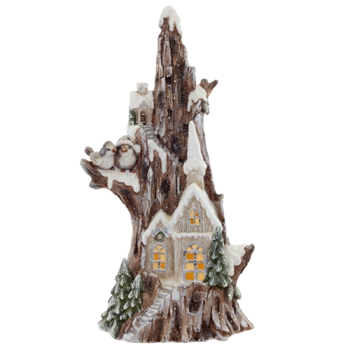 Фигурка декоративная "Домик" (подсветка, 3xAAA н/п), L39 W29,5 H73 см