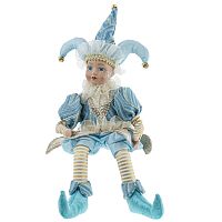 Изделие декоративное "Клоун" (муз, движ), L18 W12 H51 см (полка 31 см.)
