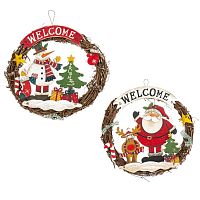 Панно "Рождество", L24,5 W4 H24,5 см, 2в.