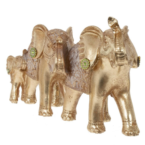 Фигурка декоративная "Слоны", L29 W8 H14 см фото 2