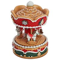Фигурка декоративная "Карусель" (движение, музыка), L11 W11 H16 см