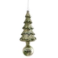 Украшение новогоднее "Ёлка", L6,5 W6,5 H19 см Украшение новогоднее "Ёлка", L6,5 W6,5 H19 см
