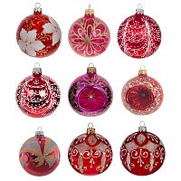 Украшение новогоднее "Шар" (блок 6 шт), L8 W8 H9 см, (в ассорт.) Украшение новогоднее "Шар" (блок 6 шт), L8 W8 H9 см, (в ассорт.)
