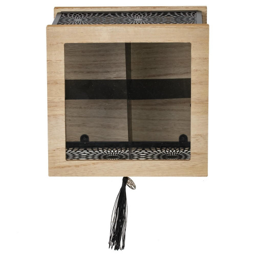 Шкатулка для чайных пакетиков, L18 W18 H10 см фото 4