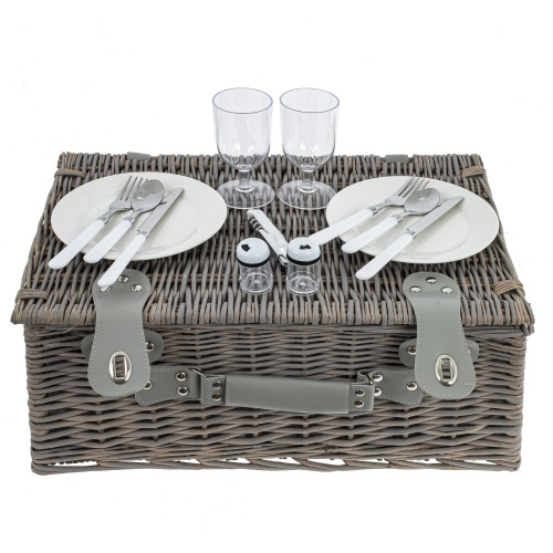 Корзина для пикника на 4 персоны, L45 W31 H20 см фото 10